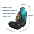 thumbnail image 5 of Pofeuu Elegant Butterfly And Flowers Print Automotive Car Seat Covers Flat Cloth Full Set Seat Covers,Car Seat Covers front seats for Cars Trucks and SUVs-2 PCS, 5 of 9