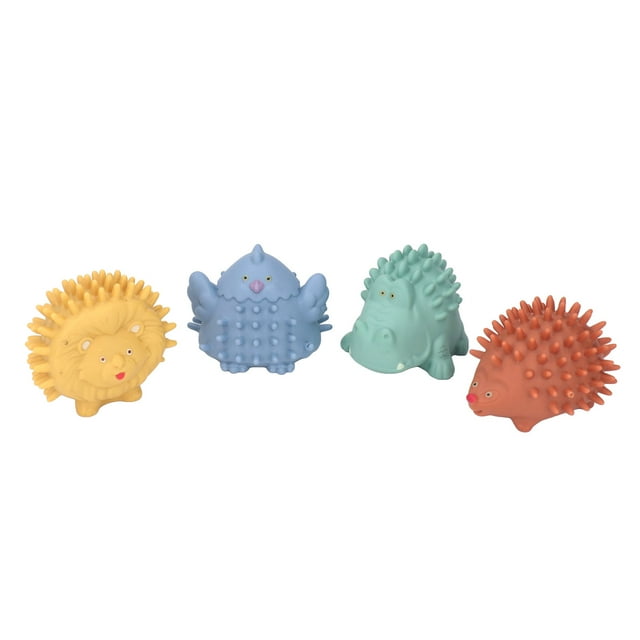 Balles Sensorielles pour Bébé, Balles Texturées Portables Qui Couinent pour Intérieur