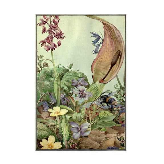 Unknown 'Garden Fantasy II' Canvas Art