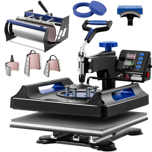 Heat Press VEVOR Pro 15 x 15 con vaso 8 en 1 de 900 ml