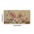thumbnail image 3 of Easter Peeps Welcome Door Mat 24x16 Inch Happy Easter Bunny Doormat Indoor Outdoor Entrance Floor Mats Non-Slip Washable Easter Decor Rugs, 3 of 6