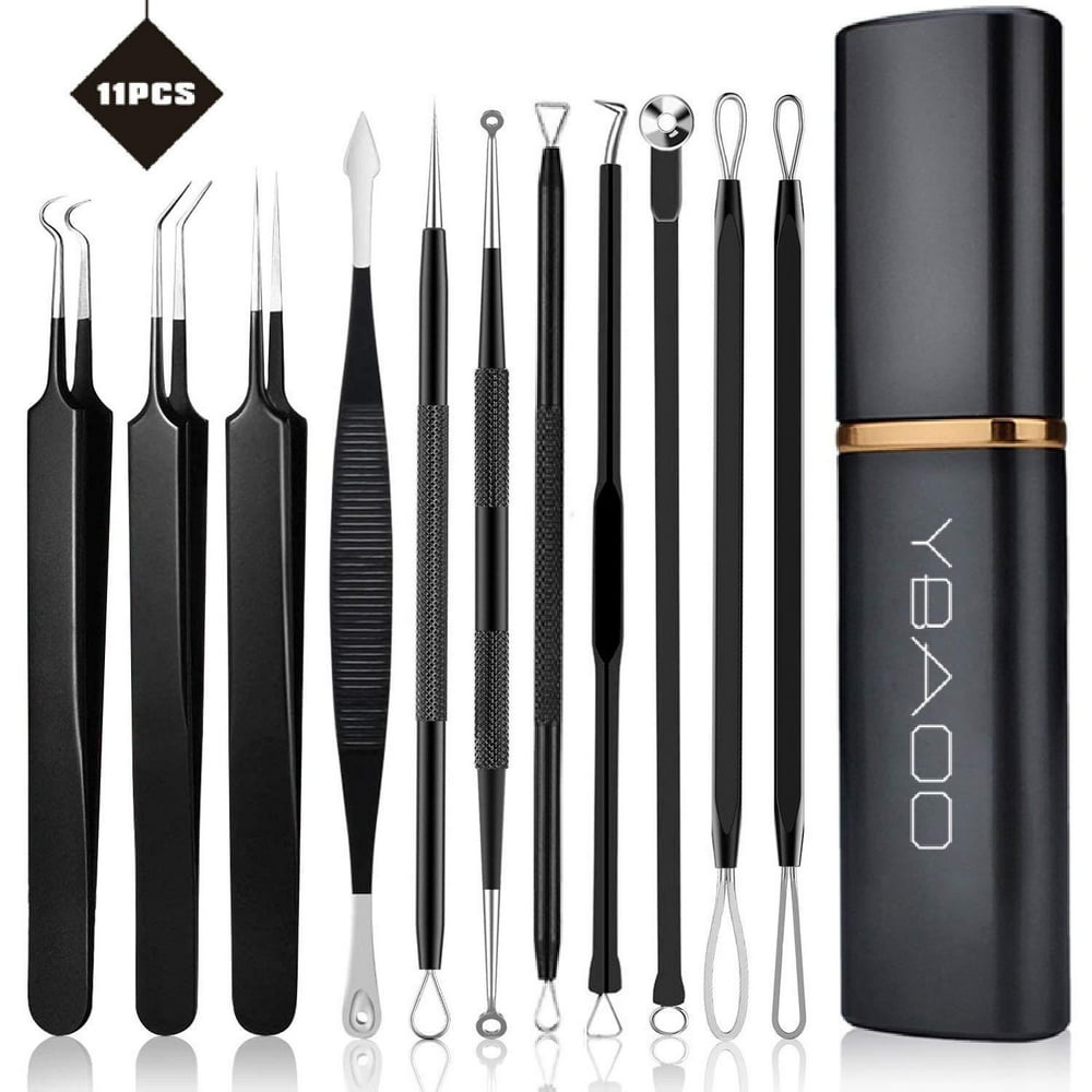 [New]Blackhead Remover Tool 11PCS, Ybaoo Professional Pimple Popper