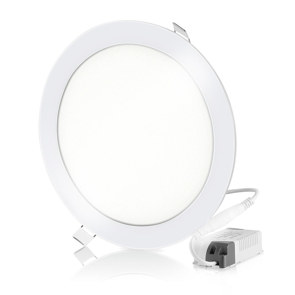 ULtra-Thin LED Panel Light Flat Downlight Recessed w Dimmable Ceiling Lamp Bulbs 