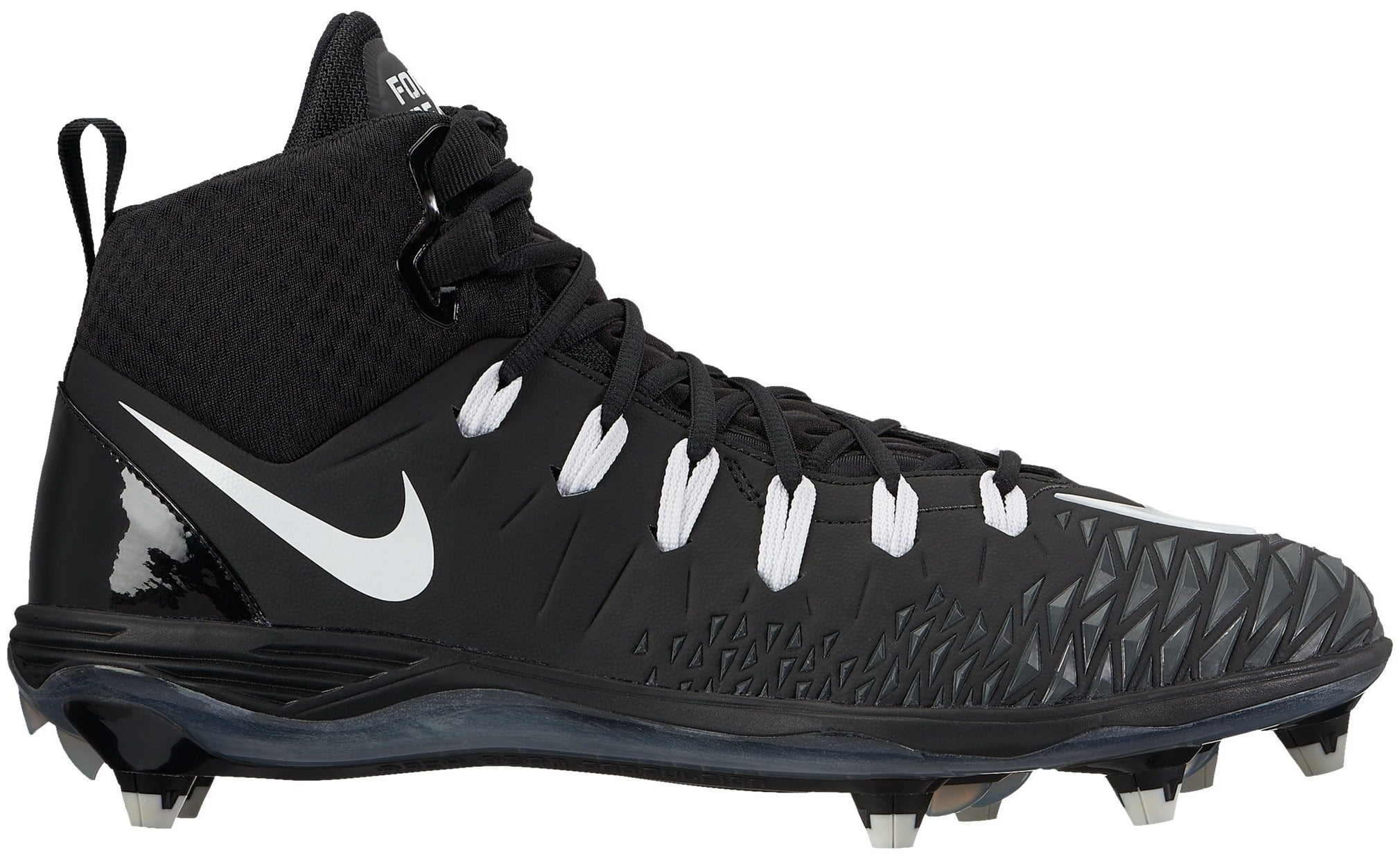 Nike Men's Force Savage Pro D Football Cleats Black/White 12.0