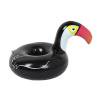 Portavasos Inflable Soporte de copa de PVC suave estilo Ins impermeable para fiesta de natación (pájaro de pico grande)