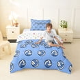 thumbnail image 2 of Erosebridal Blue White Volleyball Twin Comforter Sets 3-Piece for Kids Boys,Teens Sport Gamer Bedding Set,Ultra Soft Home Decor, 2 of 6