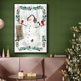 thumbnail image 6 of Folk Snowman Forest II - Framed Gallery Wrapped Holiday Canvas - 27 x 41 - Black Frame, 6 of 8