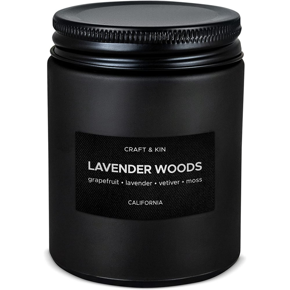 Scented Candles for Men Lavender and Wood Scented Candle Soy Candles for Home Scented