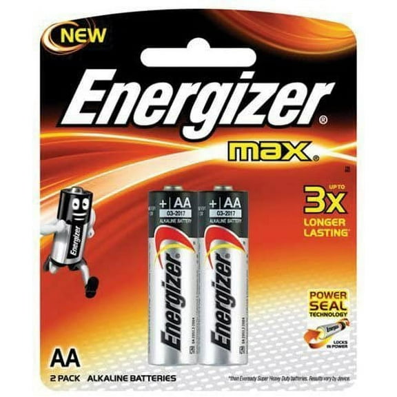 Energizer E91BP-2 AA Batteries -2 Pack (Pack of 6)