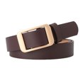 thumbnail image 2 of Women Belt Adjustable Length Metal Buckle Faux Leather Belt Versatile Solid Color Belt Jeans Shirt Coat Belt Fashion Accessories, 2 of 8