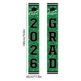 thumbnail image 3 of Graduation Porch Banners Class of 2026 – Congrats Grad Door Decorations 2 Pack Hanging Signs for Front Door and Outdoor Graduation Party Decor 71x12in, 3 of 6
