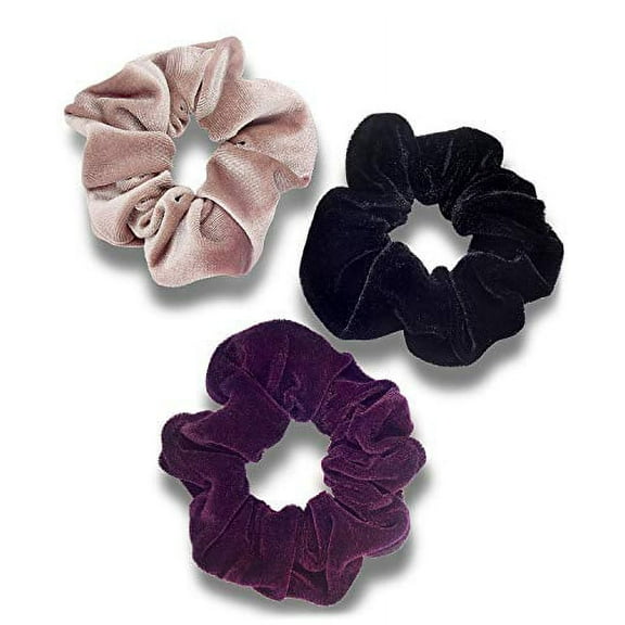 I.N.C. 3-Pc. Set Velvet Hair Scrunchies