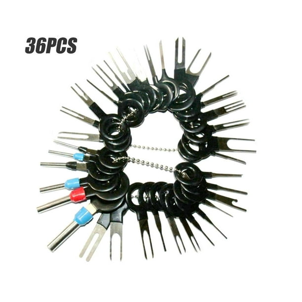 36pcs Automotive Terminal Remove Key Tool Pin Electric Puller Crimp