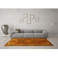 thumbnail image 3 of Ahgly Company Machine Washable Indoor Rectangle Persian Yellow Traditional Area Rugs, 2' x 3', 3 of 4