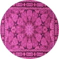 thumbnail image 1 of Ahgly Company Indoor Round Persian Pink Traditional Area Rugs, 8' Round, 1 of 4