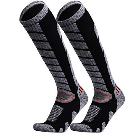 WEIERYA Ski Socks 2 Pairs Pack for Skiing, Snowboarding, Cold...