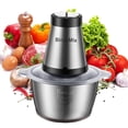 thumbnail image 2 of Picadora de carne eléctrica Sunnimix cortadora de pimienta y jengibre 500W acero inoxidable, 2 of 8