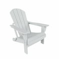 thumbnail image 2 of Westintrends Silla Adirondack de HDPE Plegable para Exteriores Asiento de Patio, Resistente a la Intemperie, Color Blanco, 2 of 10