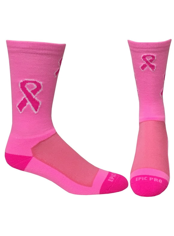 Breast Cancer Pink Socks