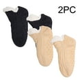 thumbnail image 3 of zbxnLI Kids Non Slip Socks Toddler Girls Boys Warm Crew Socks Winter Thickened Snow Socks 2 Pairs, 3 of 9