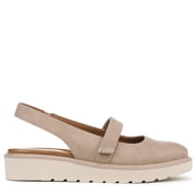 Naturalizer Women's Edison Slingback Mary Jane Flat Warm Taupe Tan 11M