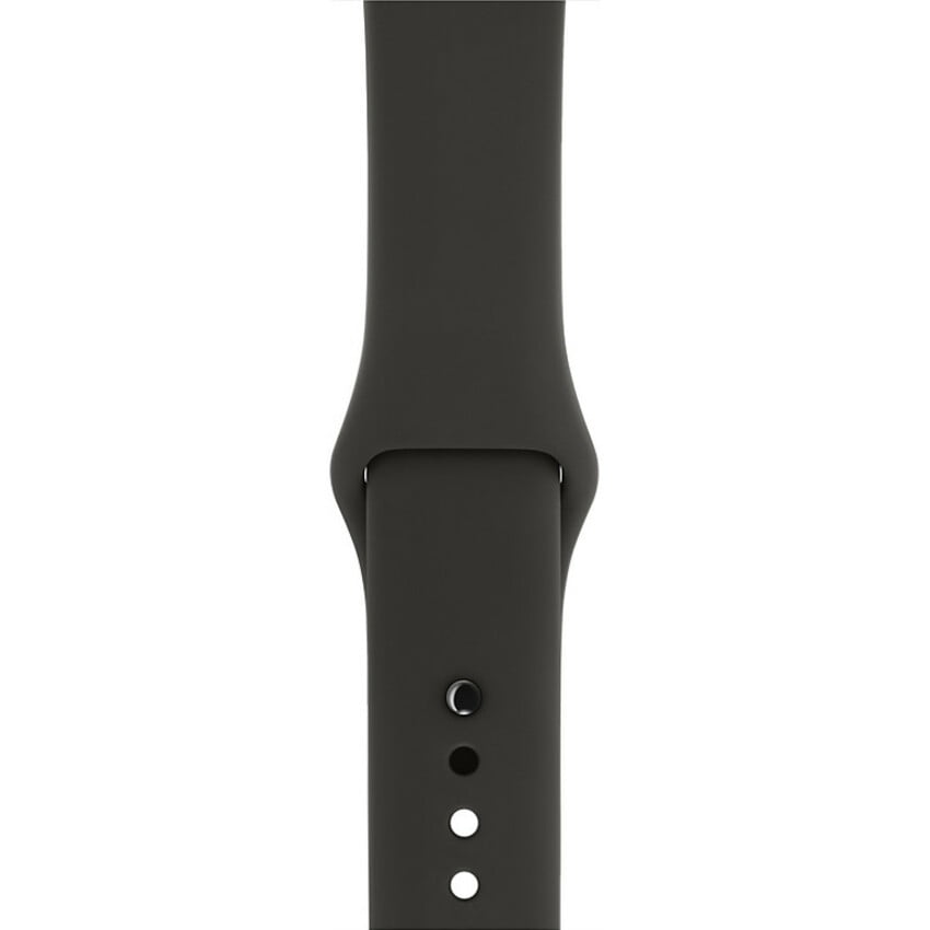 Restored Apple Watch Series 3 (GPS ,42mm) - Space Gray Aluminum Case - Gray Sport Band (Refurbished)