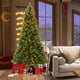thumbnail image 1 of Árbol de Navidad artificial de 240 cm Costway 1498 puntas de ramas de PVC 880 luces LED color blanco cálido, 1 of 5