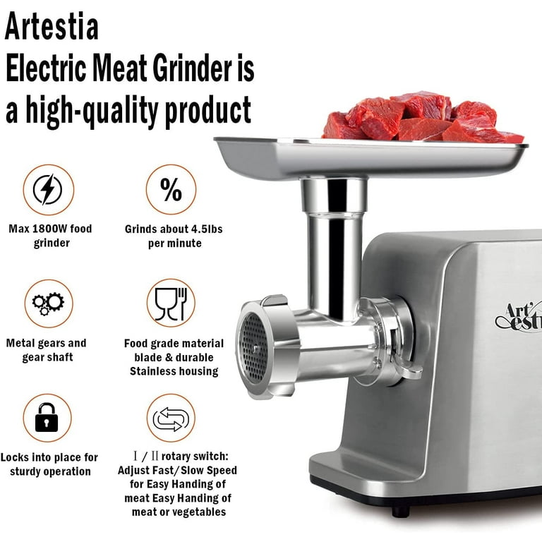 Artestia Meat Grinder & Electric Sausage Maker