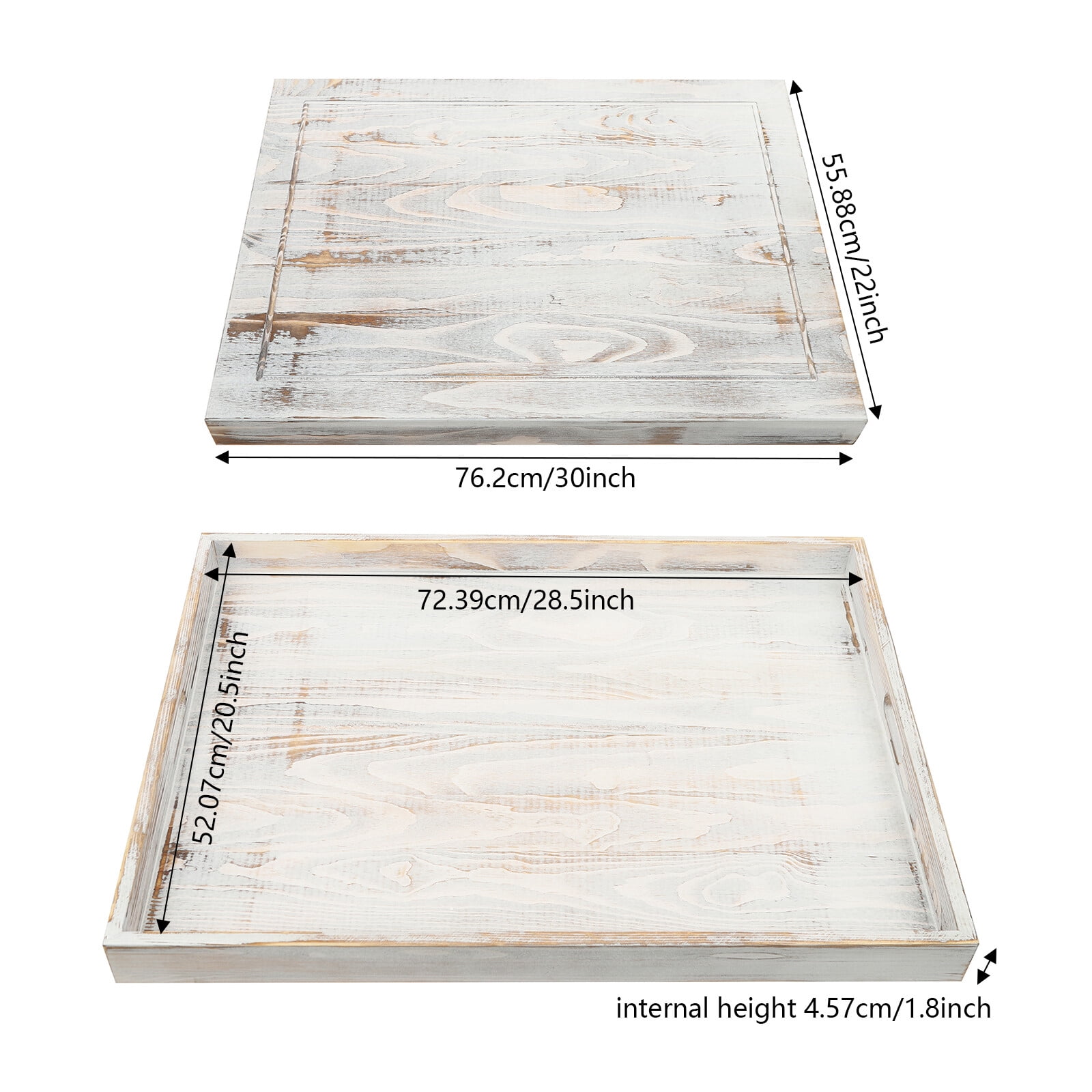 Noodle Board Stove Cover, 30 x 22 Inch Wooden Stove Top Covers for Glasstop Stove and Electric Stove, Gas Stove Burner, Wooden Serving Tray