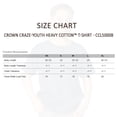 thumbnail image 3 of Crown Craze® Youth Short Sleeve T-Shirt Classic fit Tees 100% Cotton Wholesale Plain Tee Shirt for Kid (Mint Green, L), 3 of 6