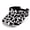 Cow Print Pattern, variant on Leopard Print Adjustable Sun Visor Hat, Polyester Fabric UV Protection Sun Visor Cap Lightweight Sports Visor Hat for Men