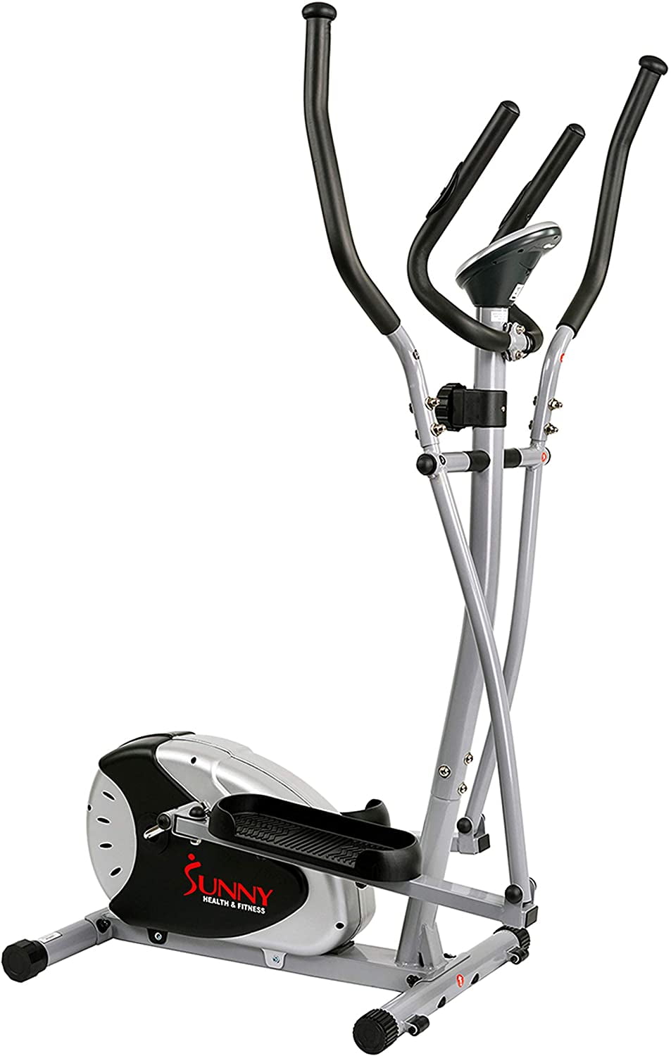 Sunny Health & Fitness SF-E905 Elliptical Machine Cross Trainer with 8 Level Res 