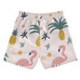 thumbnail image 7 of FORMRS Boys Swim Trunks Quick Dry Mesh Liner Boardshorts Sizes XS-XL, Flamingo Pattern, 7 of 7