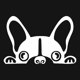 thumbnail image 1 of Car Sticker - French Bulldog - Note Stickers - Dog, Dog Sticker, 1 of 3