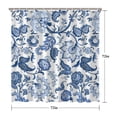 thumbnail image 5 of Waterproof Beautiful Colorful Floral Shower Curtain 72x72 Inch Boho Style Polyester Unique Shower Curtain for Bathroom Hotel Home Decor with 12 Plastic Hooks, 5 of 5