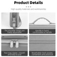 thumbnail image 2 of Estuche de bolsa de transporte Bolso de mano de PU portátil Carcasa dura para accesorios de drones DJI AIR 3, 2 of 7