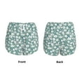 thumbnail image 6 of Uemuo Floral Pattern Women's Athletic Shorts High Waisted Running Shorts with Liner Pockets Gym Elastic Workout Shorts-Large, 6 of 9