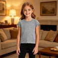 thumbnail image 3 of Jamsmile Toddler Girls Tshirts Summer Ruffle Sleeve Casual Soft Cute Tee Shirts For Daily Wear Comfy Little Girls Basic Tees, 3 of 4