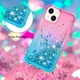 thumbnail image 4 of Funda para iPhone 13 Transparente con Brillos Carcasa Protectora Antigolpes con Glitter Brillante, 4 of 5