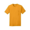 thumbnail image 1 of Port & Company 100% Cotton Pocket T-Shirt - Gold - Small, 1 of 1