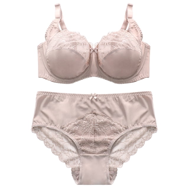 Conjuntos de bragas y sujetador para mujer, 2 uds., conjuntos de lencería de encaje, ropa interior acolchada cómoda para mujer