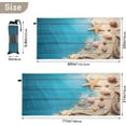 thumbnail image 3 of Coolnut Summer Starfish Blue Wooden Beach Towel Super Soft Microfiber Sand Free Beach Towels, Oversized Camping Pool Towel, Lightweight, Breathable & Quick Dry Towels, 30x60in Washcloth Gift, 3 of 7