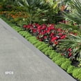 Steel Lawn Edging Metal Landscape Edging 5PCS 4" x 39" Without Digging
