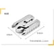 thumbnail image 4 of Swiss Edc Tech Portable Pocket Mini 15 En 1 Alicates Plegables Destornillador Kit De Combinación Herramienta Multifunción Para Exteriores Gear，1Pc matsuzay TO002920-00, 4 of 6