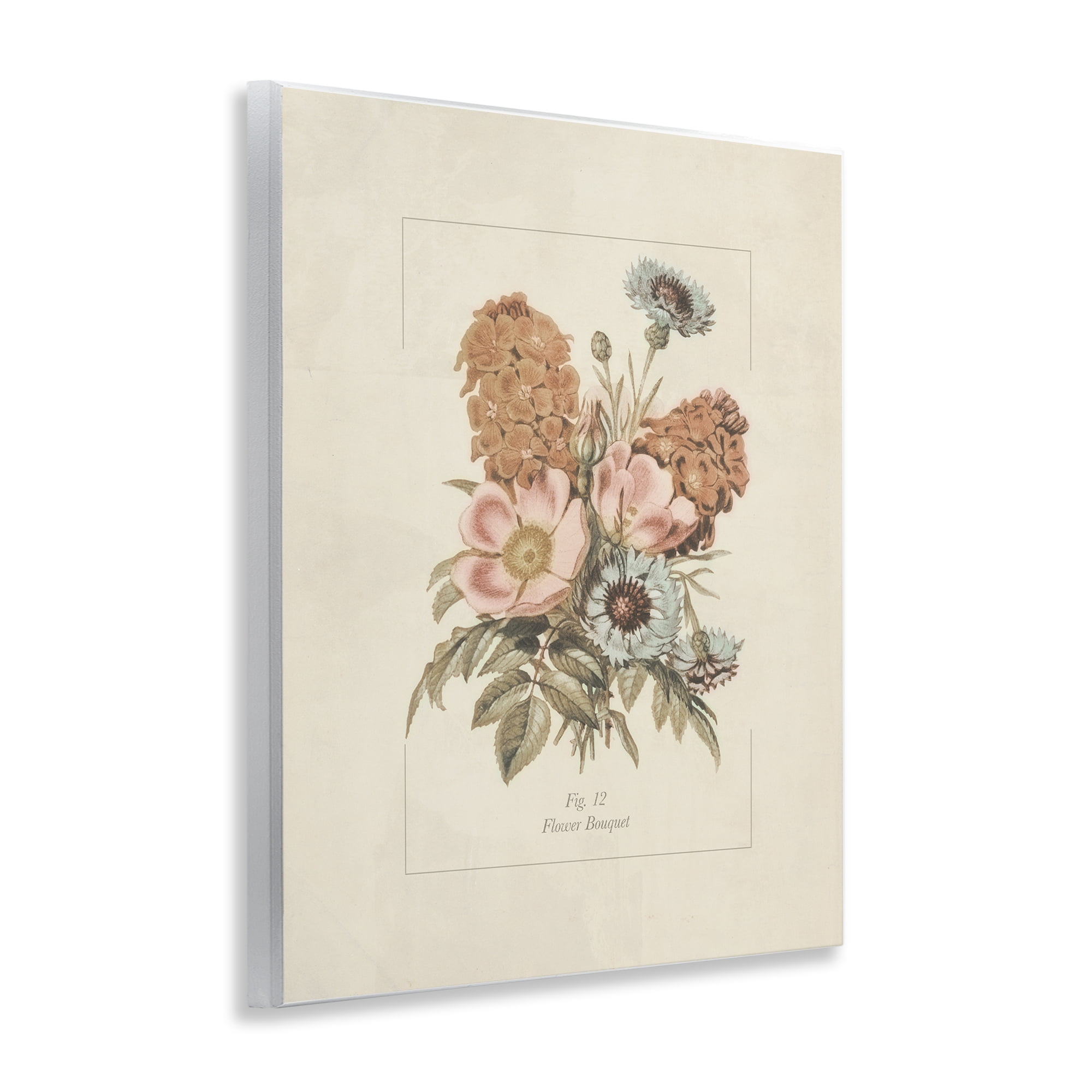 Stupell Industries Flower Bouquet Vintage Blossoms Wall Plaque Art, design by Dan Meneely