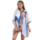 thumbnail image 5 of Bufanda y chal de gasa con estampado, para mujer, de verano, con protección solar, de comercio exterior, de seda, con botones y ojales., 5 of 7
