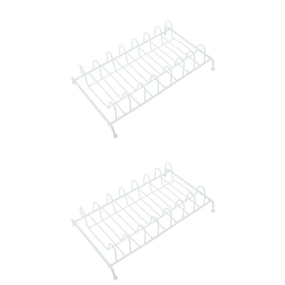 2 Pieces Racks Silverware Dish Drainer Kitchen Storage Toddler