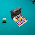 thumbnail image 4 of DYNWAVECA 16 Pieces Small Pool Ball Set Mini Billiard Pool Balls Children Billiard Balls Full Set for Recreational Sport Game Room Home 44mm, 4 of 6