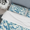 thumbnail image 4 of Designart 'Triangular Modern Geometric Blue' Modern & Contemporary Duvet Cover Set, 4 of 4