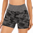 thumbnail image 4 of Yoga Biker Shorts for Women High Waist Camo Seamless Gym Sport Athletic Leggings, 4 of 7